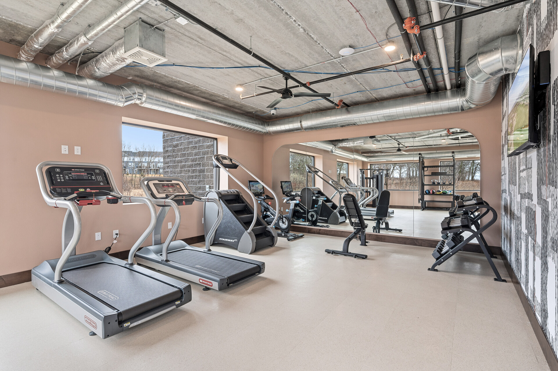 the fitness center